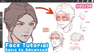 how to draw FACES like a PRO! | Full Drawing Tutorial - Art Bootcamp #03/30