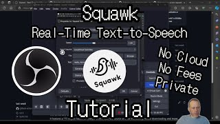 OBS Text-to-Speech AI Real-Time Local FREE No Cloud [Tutorial]