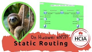 Static Routing Configuration on Huawei eNSP