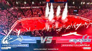 Vancouver Canucks vs Washington Capitals 2/11/2024 NHL 24 Gameplay