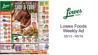Lowes Foods Weekly Ad 05/13 - 05/19