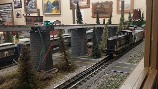 Operating My MTH Pittsburgh Industrial Railroad SW1500 At Frostburg Community Model Railroad