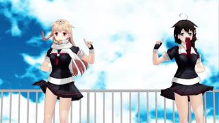 【艦これMMD】夕立改二と時雨改二でSweet Magic 高画質