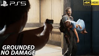 The Last of Us Part 1 PS5 Aggressive Gameplay - The Firefly Lab ( GROUNDED / NO DAMAGE )