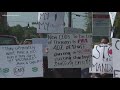 Healthcare workers protest COVID vaccine mandate in Greensboro