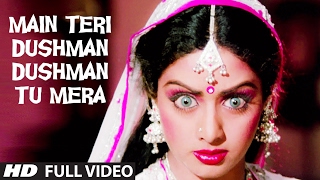 'Main Teri Dushman, Dushman Tu Mera' Video Song | Nagina | Lata Mangeshkar | Rishi Kapoor, Sridevi