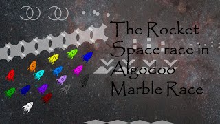 marble race :  The Rocket  - Let's Race in Space  - Algodoo Marble Race