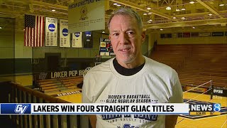 Lakers win four straight GLIAC titles