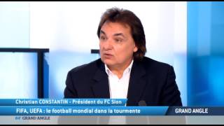 Christian Constantin, président du FC Sion : \