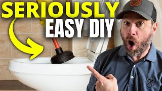 I tried a Toilet Plunger THIS WAY and was Surprisingly SHOCKED!