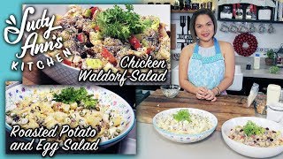 [Judy Ann's Kitchen 8] Ep 5 : Chicken Waldorf Salad and Roasted Potato \u0026 Egg Salad