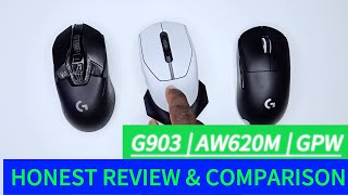 Honest Review and Comparison of G903, GPW and AW610M