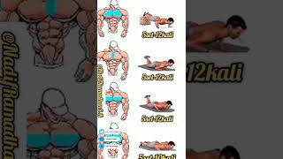 4 Latihan terbaik membentuk otot dada (tanpa alat)|Bagi pemula #fitness #gym #shorts