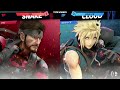 【スマブラsp】abc 24 wsf dio スネーク vs おののっくす クラウド