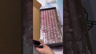 Unboxing Akko Pink Clear Keycap ASA profile #jellycandy #keyboard #mechanicalkeyboard #akko #keycap