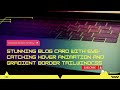 How to Create a Stunning Blog Card with Eye-Catching Hover Animation and Gradient Border TailwindCSS