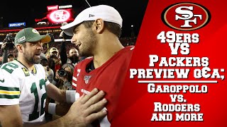 49ers-Packers preview Q+A; Jimmy Garoppolo vs. Aaron Rodgers and more
