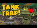 Tank trap! steel trap for the enemies - Cartoons about tanks