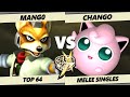 GOML X - Mango (Fox) Vs. Chango (Jigglypuff) Smash Melee - SSBM