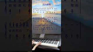 #因为爱情 #钢琴 #热门歌曲 #流行音乐 #抖音小助手 #抖in宝贝计划 第514课