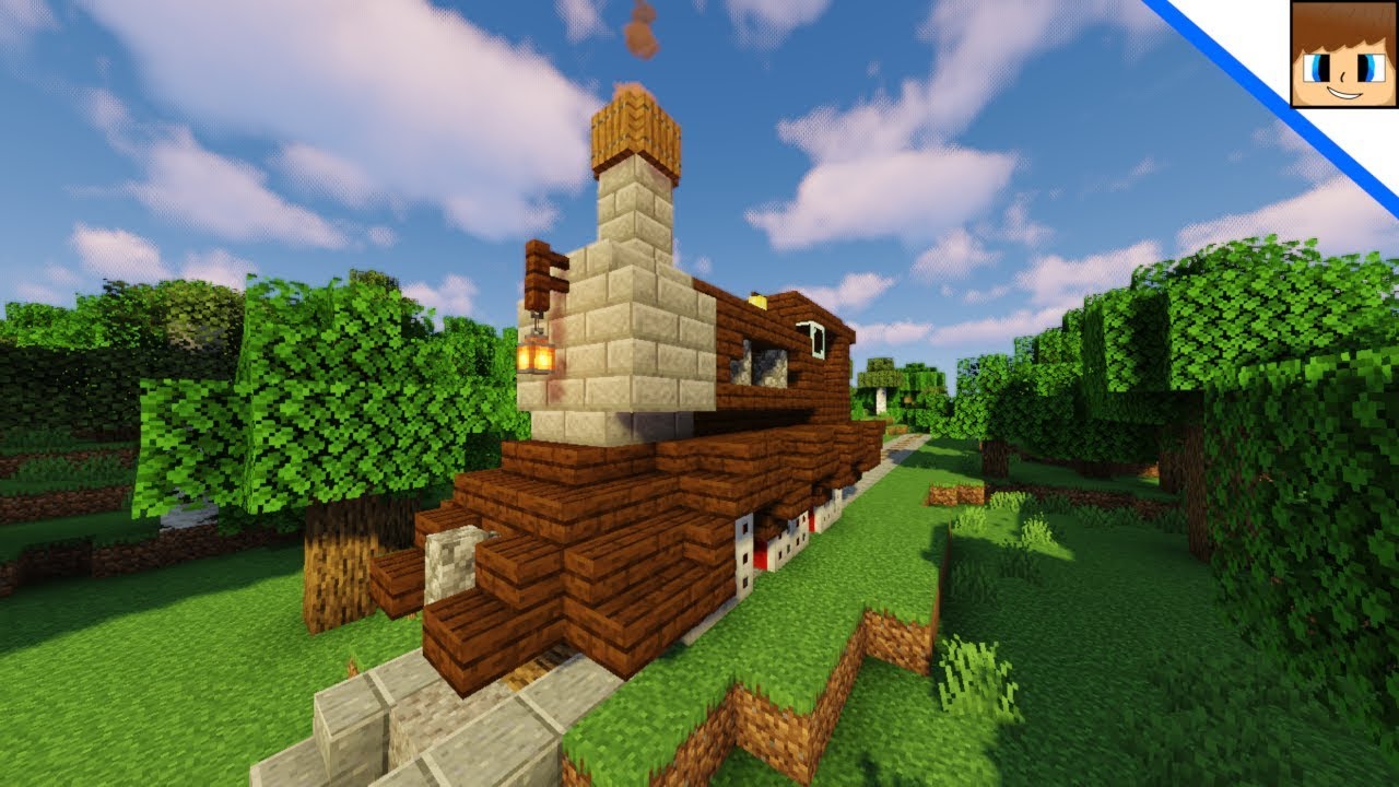How To Build A Steam Train In Minecraft Youtube