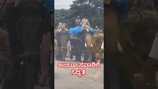 ಜಂಬೂ ಸವಾರಿಗೆ ಸಿದ್ಧತೆ| elephants on the streets of Mysore🐘 #dasara2024 #dasaraelephant #mysoredasara