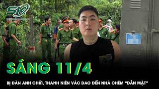 Sáng 11/4: Bị đàn anh chửi, nam thanh niên mang dao dài 41cm xông vào tận nhà chém để “dằn mặt”