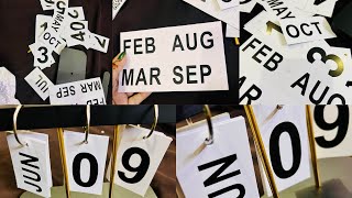 How to assemble desk calendar | desk calendar from temu | viral desk calendar |#calendar #youtube