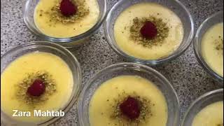 Ferni dessert recipr - طرز پخت فرنی