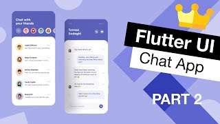 Flutter UI Chat Message App Tutorial | App from Scratch Part 2