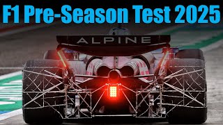 F1 2025 - Pre-Season Test - Technical Summary