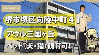 堺市堺区向陵中町４丁の賃貸【アウル三国ヶ丘】ペット（犬・猫）飼育可！