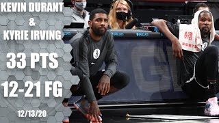 Kevin Durant & Kyrie Irving show off vintage form in Nets opener | 2020 NBA Preseason Highlights
