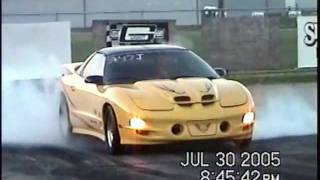 Badass Turbo Trans Am drag racing at Tristate Dragway 2005