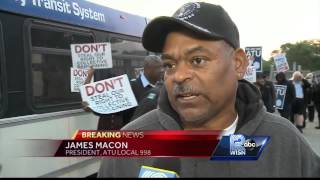 MCTS bus strike begins