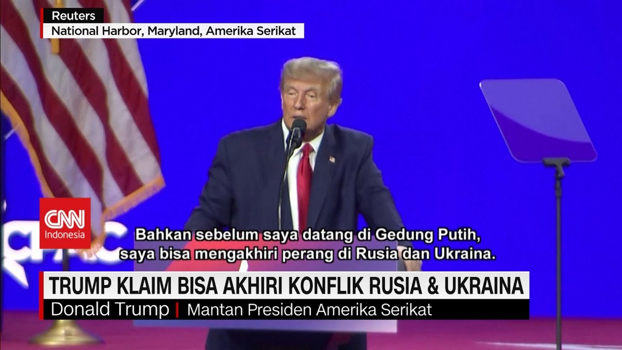 Trump Klaim Bisa Akhiri Konflik Rusia & Ukraina Dalam Sehari - YouTube