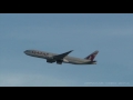 Qatar Cargo 777-FDZ [A7-BFC] - Departure from Hong Kong - 13 September 2014