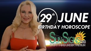 June 29th Zodiac Horoscope Birthday Personality - Cancer - Part 1