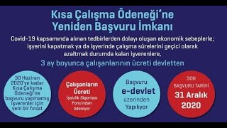 E-DEVLET ÜZERİNDEN KISA ÇALIŞMA ÖDENEĞİ BAŞVURUSU NASIL YAPILIR? (04.12.2020)