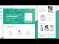 Build a Health Care Website Landing Page Using HTML and CSS | Responsive Website