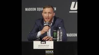 Justin Gaethje and Colby Covington go off at each other