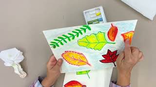 Artastic at Home! Fall Leaf in Chalk Pastels | Oil Pastel Art for Kids 10.26.22