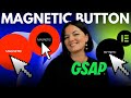 GSAP MAGNETIC BUTTON - Elementor Wordpress Tutorial Flex Container