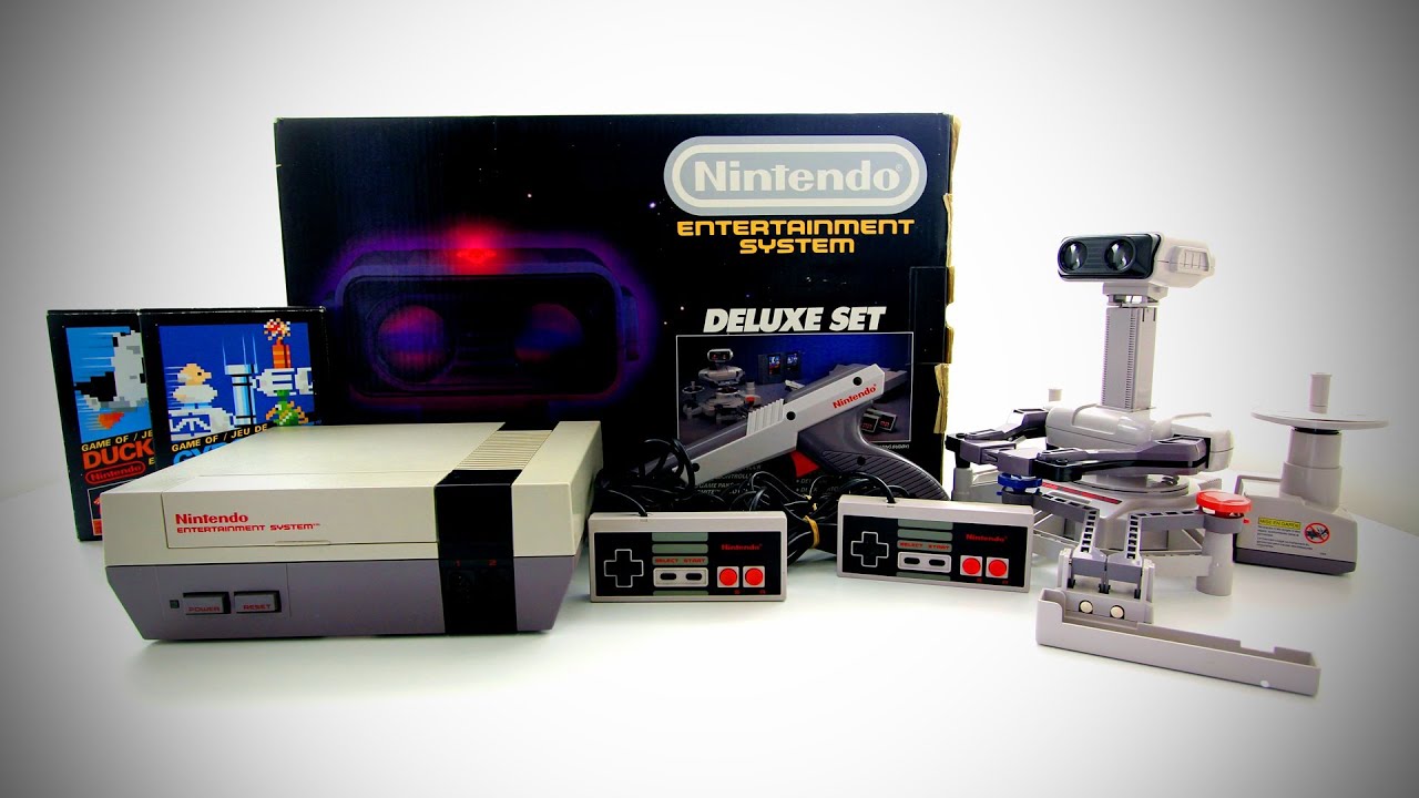 Nintendo NES Deluxe Set Unboxing (1985) - YouTube