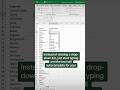 AUTOCOMPLETE Drop-downs #excel