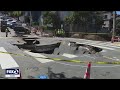 Giant sinkhole opens up after San Francisco water main break