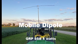 Mobile Dipole QRP SSB 5w - Iowa