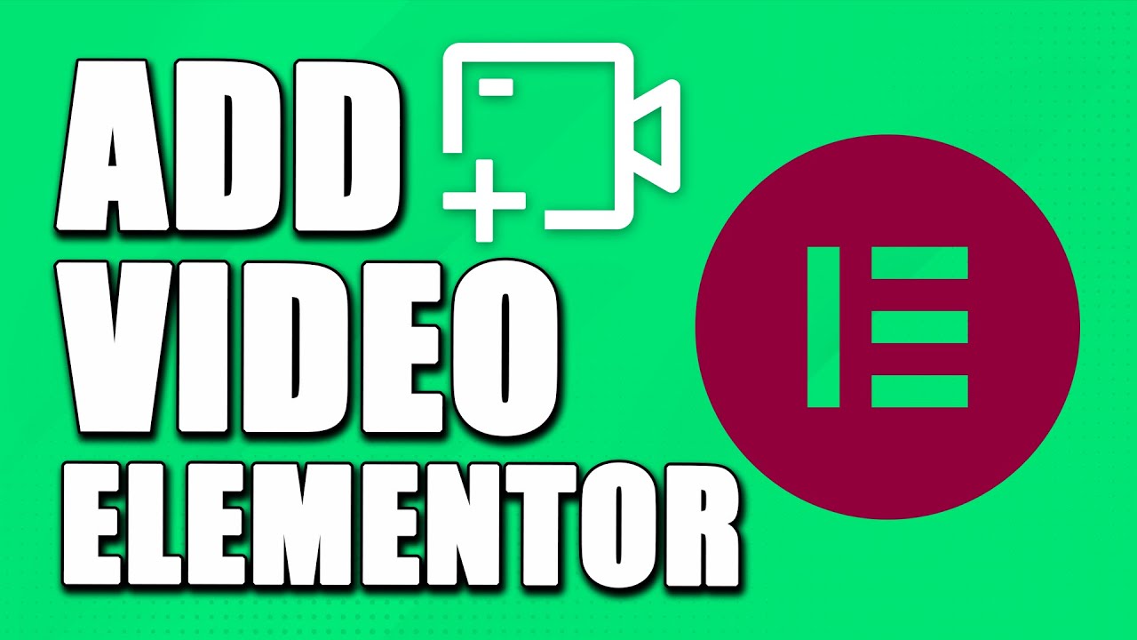 How To Add Video Elementor Simple Youtube