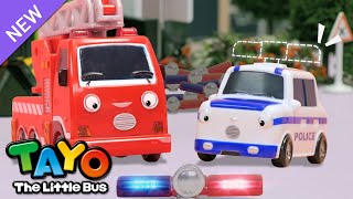 The police car's siren is missing 🚨 RESCUE TAYO | Tayo Rescue Team Toy Song | Tayo the Little Bus