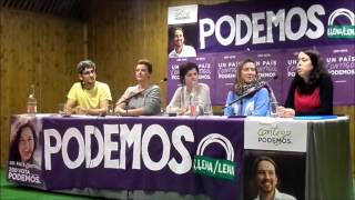 Un país con nosotras. Acto de Podemos en L.lena (3/3)